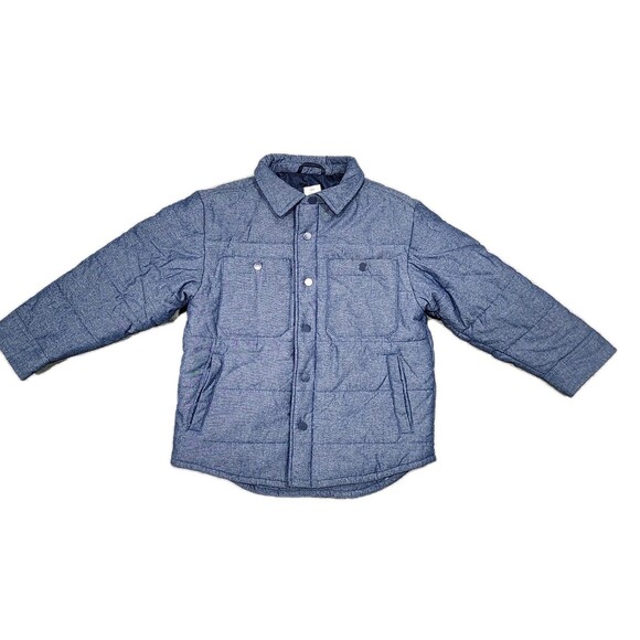 Free Assembly Unisex Blue Small (6/7) Children Kids Winter Coat Jacket Pockets - Picture 1 of 7